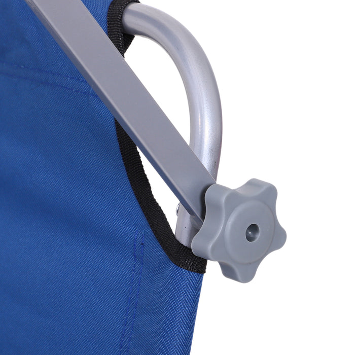 Outsunny Outdoor Lounge Chair Blue