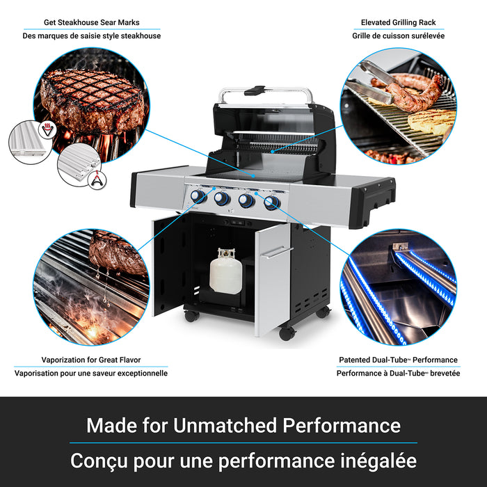 Broil King Regal S 420 Pro 4-Burner 50,000-BTU Natural Gas BBQ - 956317 Grill