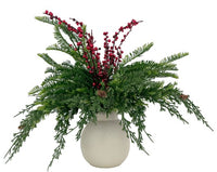 Kort & Co. Pine Berry in Speckled Vase 