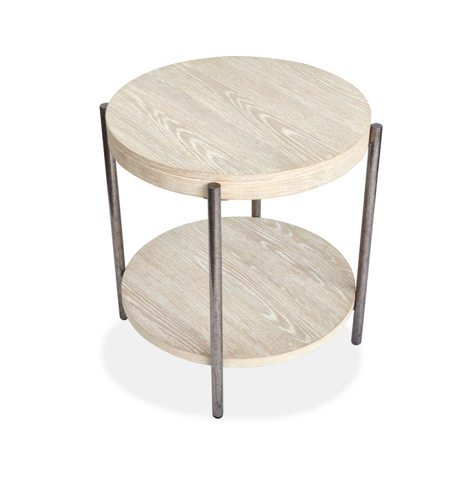 Sheriden 24\" End Table with Storage - Edgecomb Grey