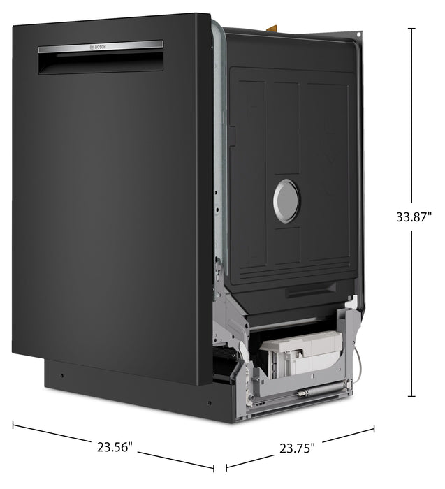 Bosch 300 Series 24\" 46 dBA Built-In Dishwasher – Black - SHP53EM6N