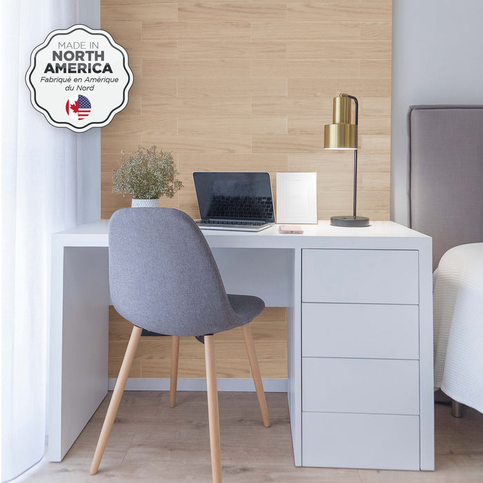 Smart Tiles Peel and Stick 2-Sheet 23 x 12 Backsplash - Norway Oak