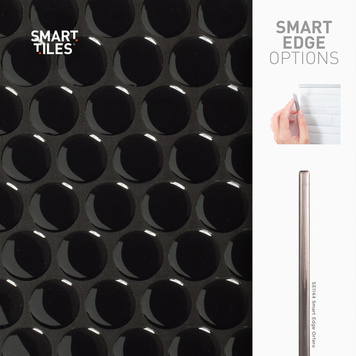 Smart Tiles Peel and Stick 4-Sheet 9 x 9 Backsplash - Penny Nora