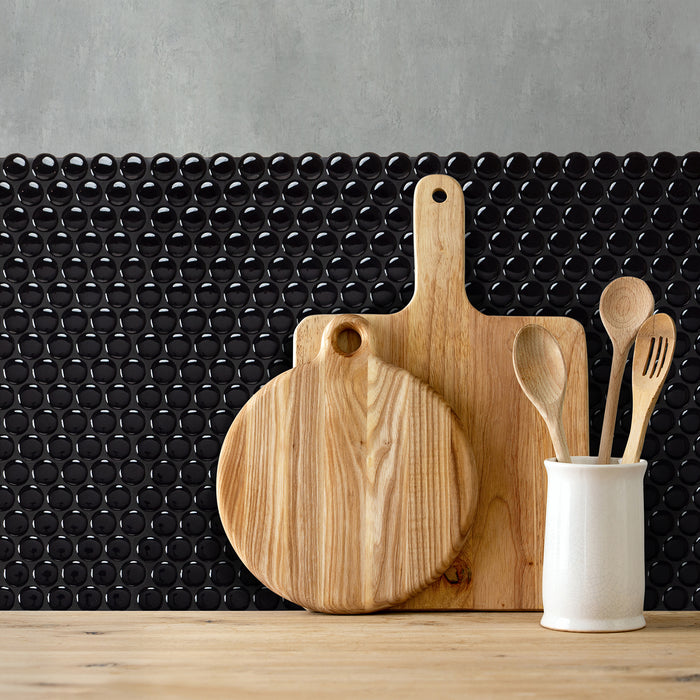 Smart Tiles Peel and Stick 4-Sheet 9 x 9 Backsplash - Penny Nora