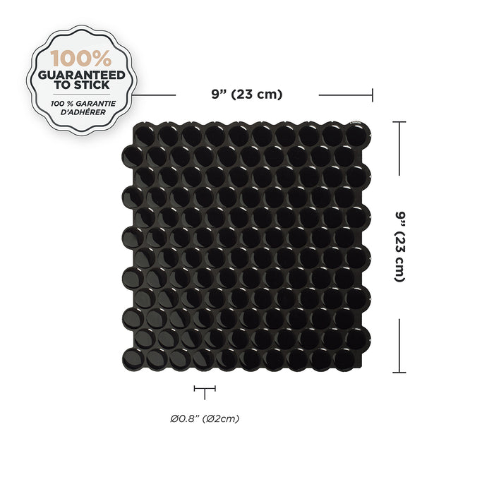 Smart Tiles Peel and Stick 4-Sheet 9 x 9 Backsplash - Penny Nora