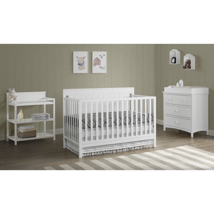 Sydney Convertible Crib – White