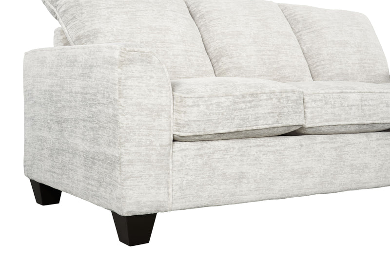 Made in Canada Customizable Sofa Lab Arc 86\" Fabric Sofa  – Plush Oyster