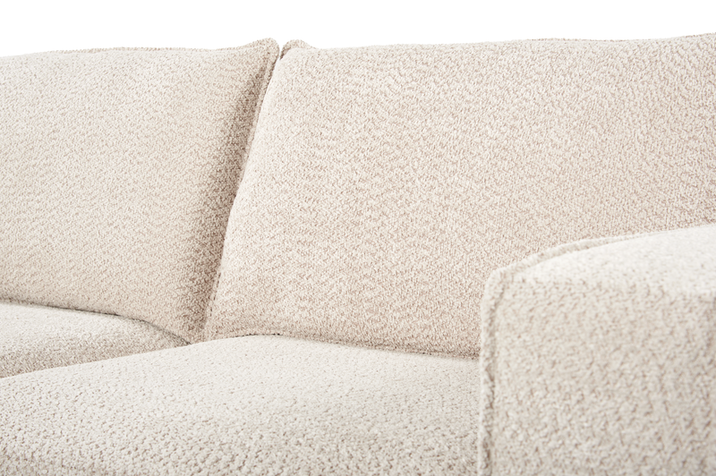 Infinity Modular 4-Piece Chenille Fabric Sofa Sectional – Taupe