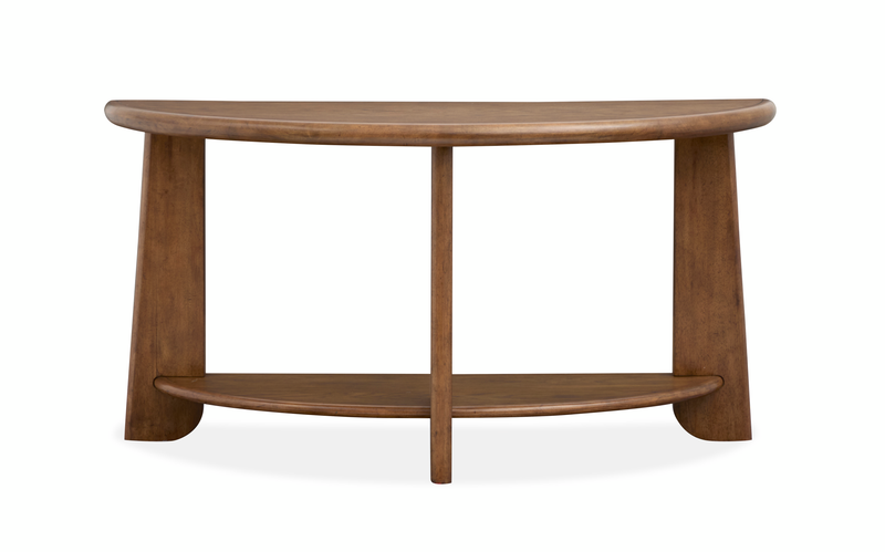 Baltic 54\" Contemporary Sofa Table with Shelf - Tawny Brown