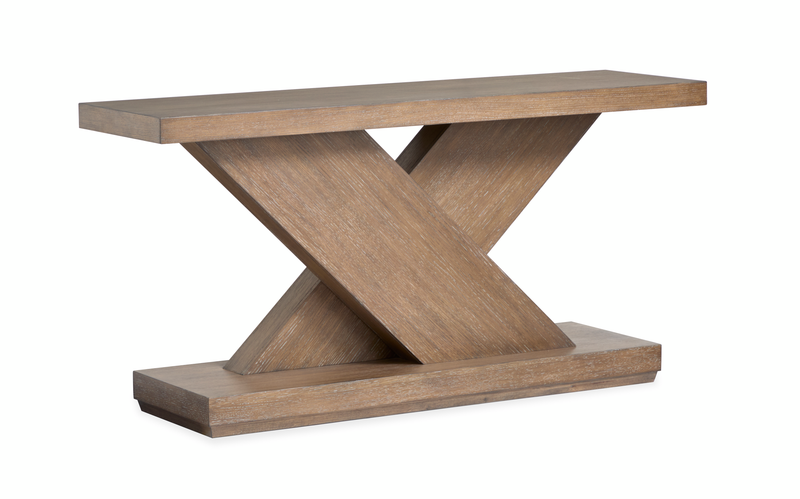 Buckley 54” Modern Wood Sofa Table – Spiced Brown 