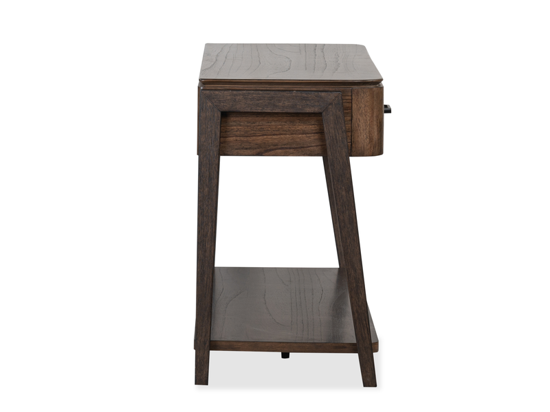 Camdale 54\" Modern Sofa Table with Two Drawers – Chocolate 