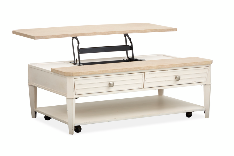 Collins 50\" Lift-Top Coffee Table with Storage - Driftwood