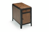 Eastway 14\" Accent Table with Storage - Distressed Natural Pine