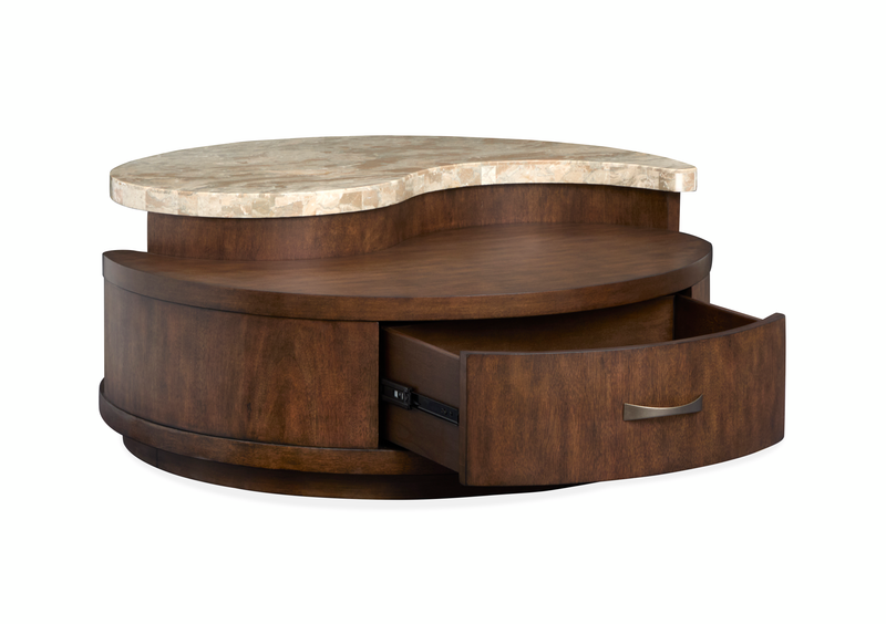Jenkins 40\" Coffee Table with Storage - Burnt Umber 