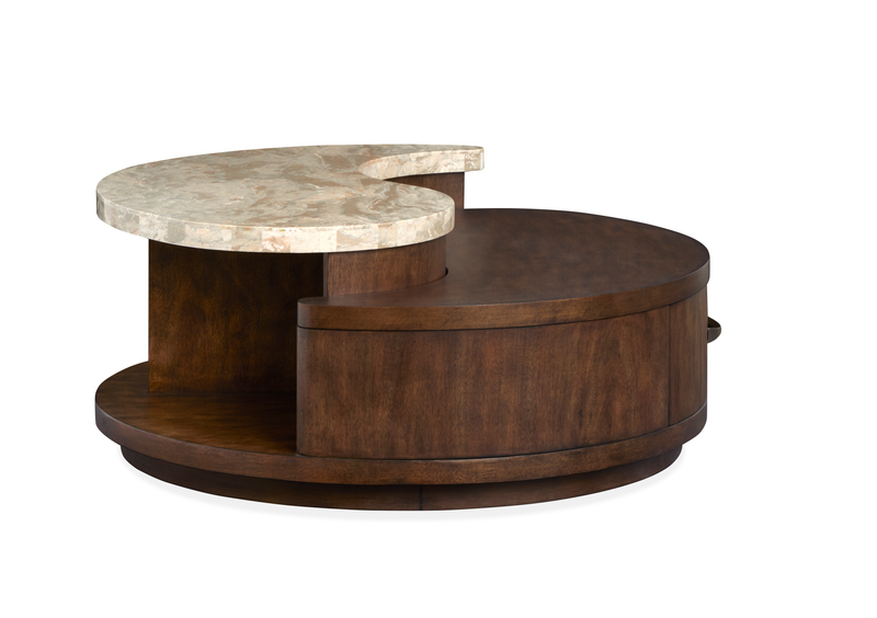 Jenkins 40\" Coffee Table with Storage - Burnt Umber 