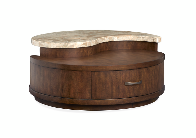 Jenkins 40\" Coffee Table with Storage - Burnt Umber 