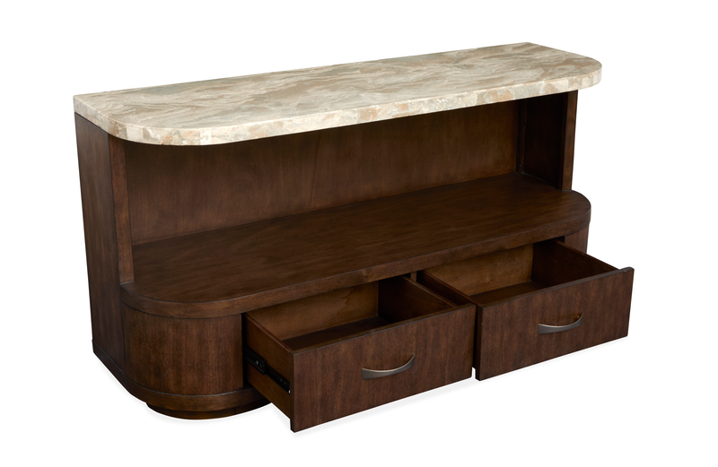 Jenkins 54\" Sofa Table with Storage - Burnt Umber 