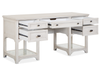 Milson 64" Desk with Storage and Adjustable Shelves - Alabaster | Bureau Milson de 64 po avec rangement et tablettes réglables - albâtre