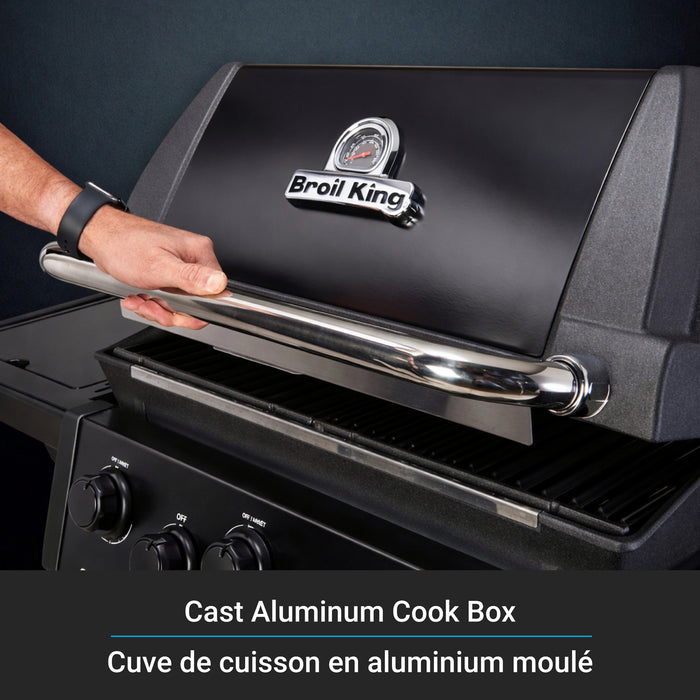 Broil King Signet 320 Shadow 3-Burner 40,000-BTU Natural Gas BBQ - 844157 Grill