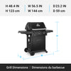 Broil King Signet 320 Shadow 3-Burner 40,000-BTU Propane Gas BBQ - 844154 Grill | Broil King Signet 320 Shadow 3-bruleurs 40 000 BTU Barbecue a gaz propane - 844154