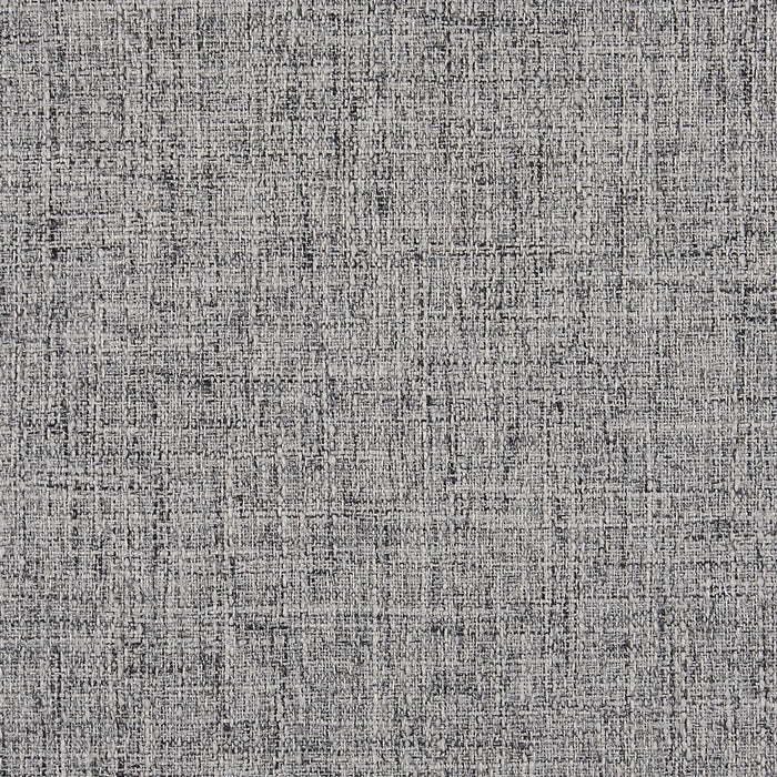 Made in Canada Customizable Sofa Lab The Curve 31\" Linen-Look Fabric Ottoman - Luna Domino Grey