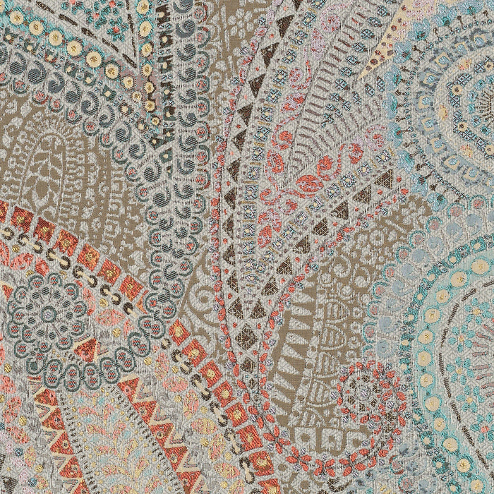 Made in Canada Sofa Lab Customizable Swivel 31\" Fabric Accent Chair - Eden Multicolour