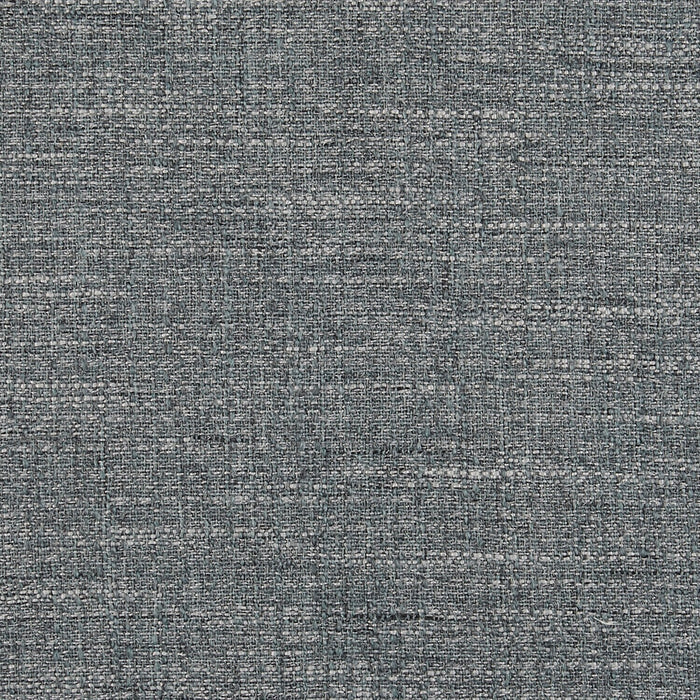 Made in Canada Customizable Sofa Lab Roll 24\" Linen-Look Fabric Ottoman - Luna Pewter Grey