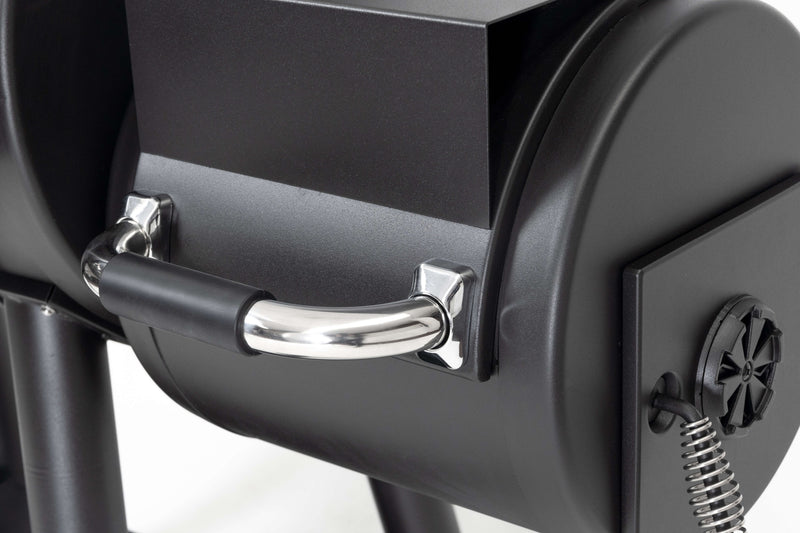 Broil King Regal Charcoal Offset 400 Charcoal Grill and Offset Smoker in Black