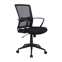 Tygerclaw Mid Back Mesh & Fabric Office Chair - Black