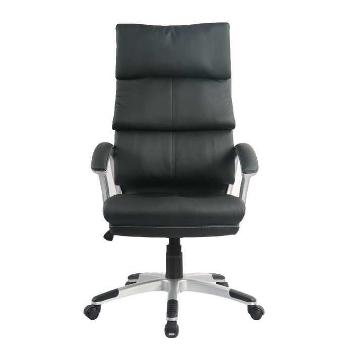 Tygerclaw 26\" Executive High Back PU Leather Office Chair - Black