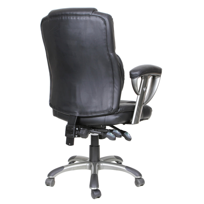 Tygerclaw Executive High Back Bonded Leather Office Chair - Grey