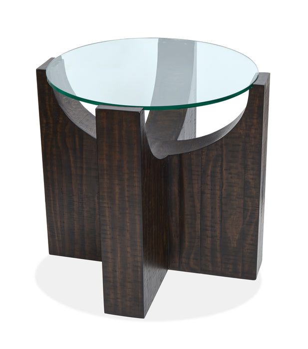 Temple 28\" Accent Table - Rustic Tavern
