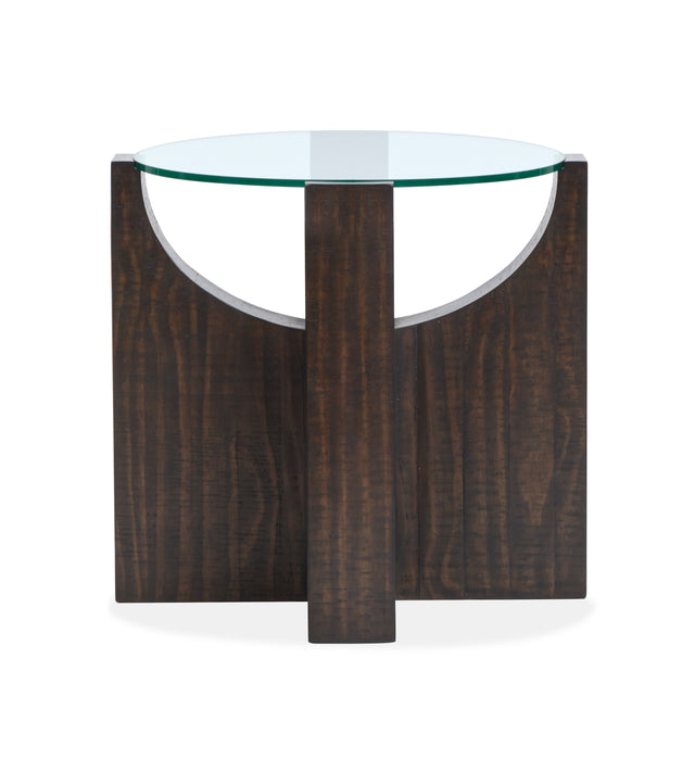 Temple 28\" Accent Table - Rustic Tavern