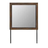 Titanium Bedroom Dresser Mirror – Brown