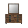 Titanium Bedroom Dresser Mirror – Brown | Miroir de commode de chambre à coucher Titanium - brun
