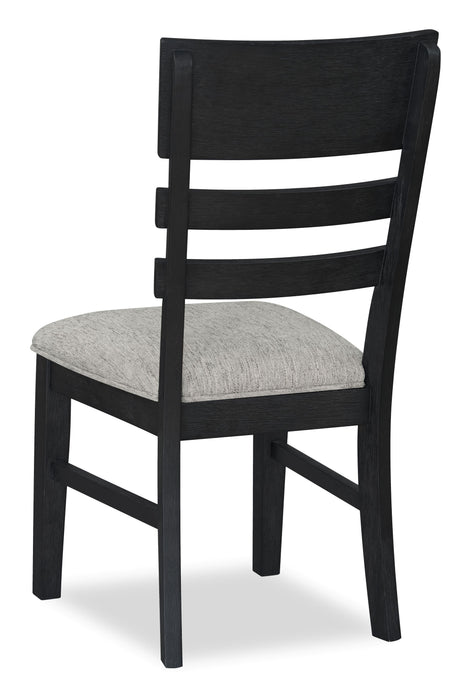 Trove Dining Chair, Ladder-back – Black 