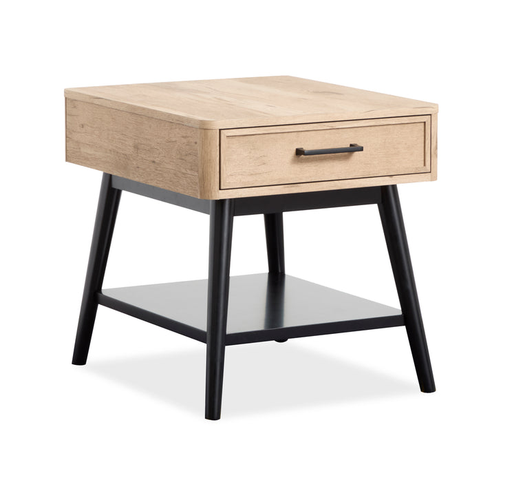 Tyssen 22\" End Table with Storage - Driftwood