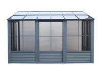 Gazebo Penguin Florence - Wall Mounted Solarium 10x12 Polycarbonate Roof