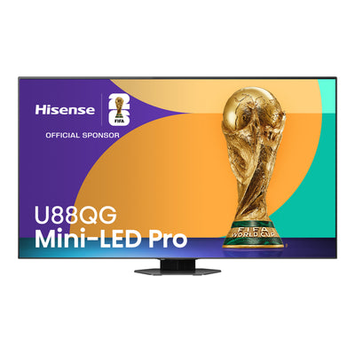 HISENSE 65" U88QG Mini-LED Pro QLED 4K UHD AI Smart Google TV (65U88QG) - 2025 Model | Téléviseur intelligent QLED à Mini DEL Pro HISENSE U88QG UHD 4K de 65 po avec IA et Google TVMC (65U88QG) - modèle 2025