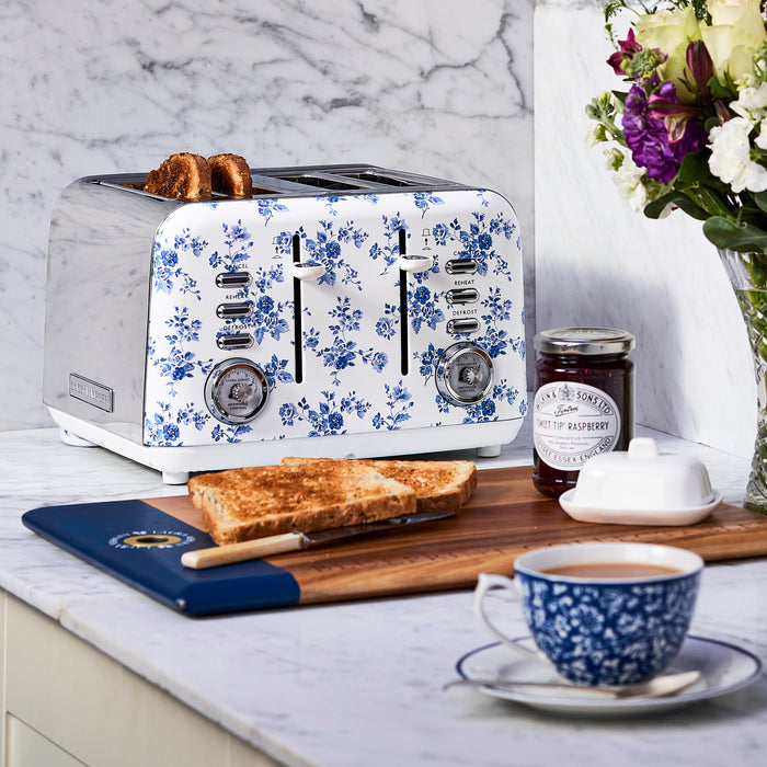 Laura Ashley 4-Slice China Rose Toaster - VQ_SBT583-LACR-CA