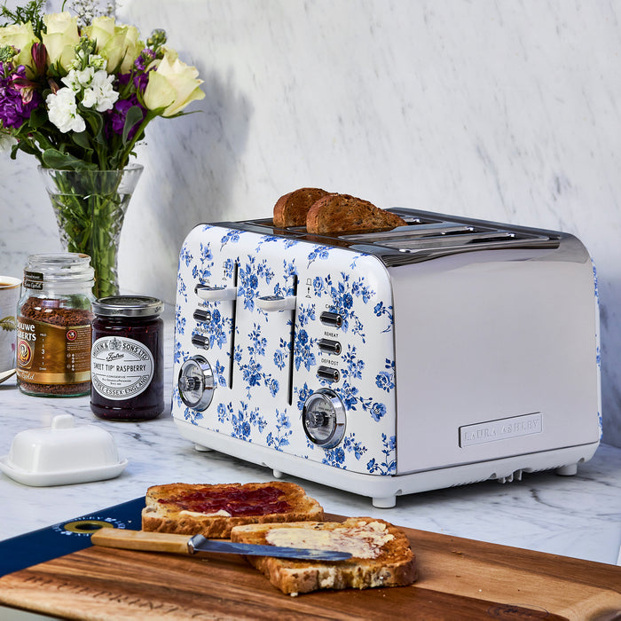 Laura Ashley 4-Slice China Rose Toaster - VQ_SBT583-LACR-CA