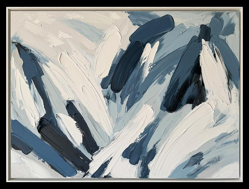 Shroud Hand Painted Heavy Textured Wall Art – 48\" x 36\"