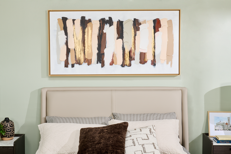 Glow Hand-Painted Heavy Textured Wall Art – 30\" x 60\" 