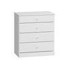 Astrid Kids 4-Drawer Dresser - White