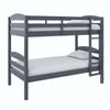 Dorel Home Better Homes & Gardens Leighton Wood Twin-Over-Twin Bunk Bed - Grey