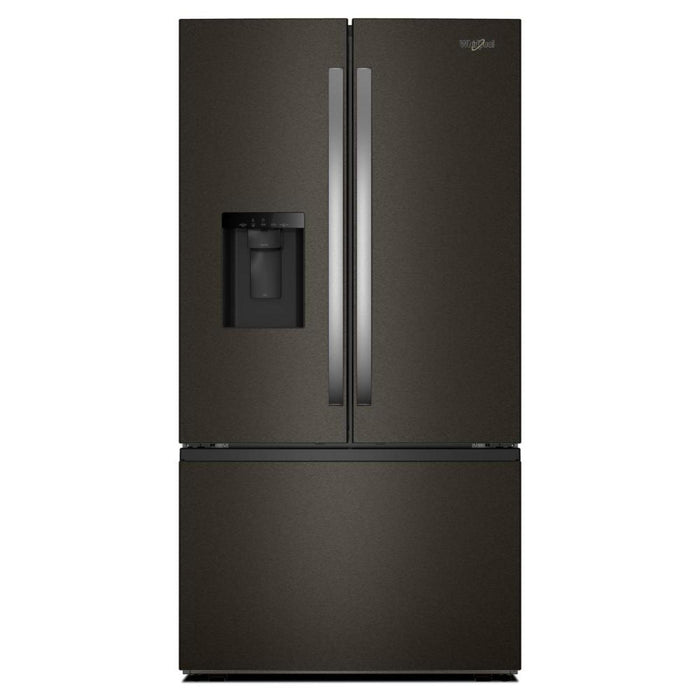 Whirlpool 36\" 30 Cu. Ft. French-Door Refrigerator with Dual Ice Makers - Black Stainless Steel - WRFF3736SV