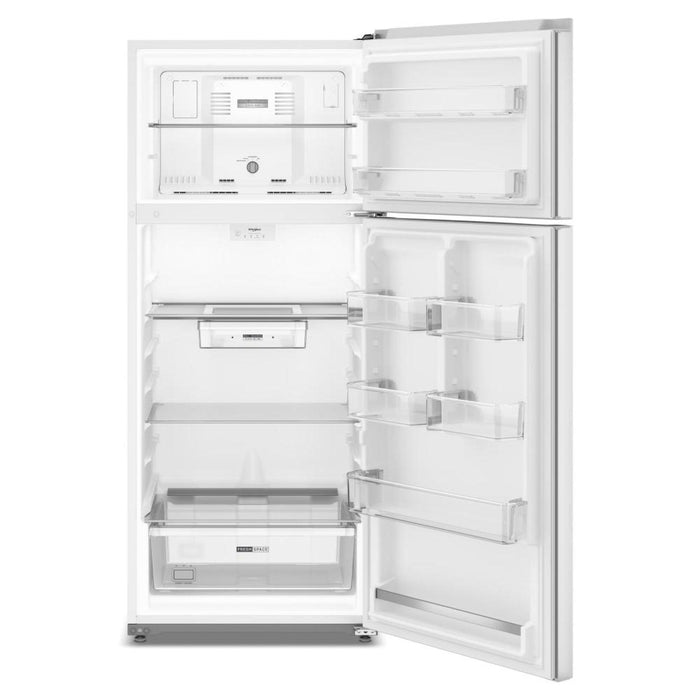 Whirlpool 28” 18.0 Cu. Ft. Top Freezer Refrigerator – White - WRTX5118TW