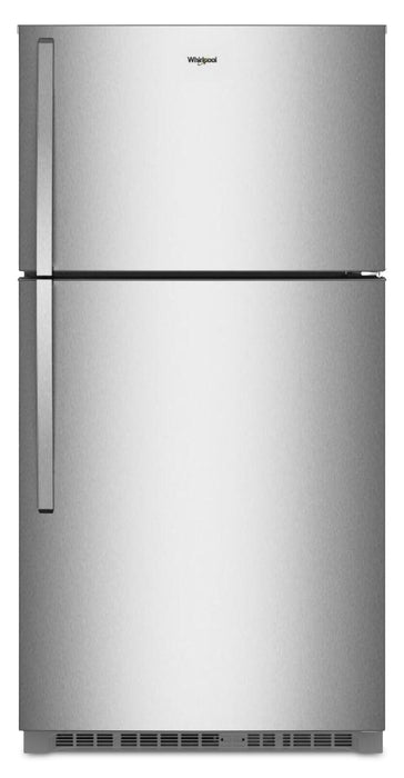 Whirlpool 32.8\" 21 Cu. Ft. Top Freezer Refrigerator - Fingerprint Resistant Stainless - WRTX7421TZ