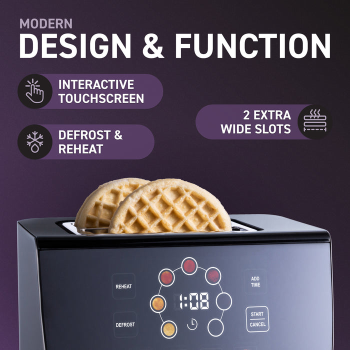 Inspirex Interactive Touchscreen Stainless Steel Automatic Toaster - XTOSAT2SS6A