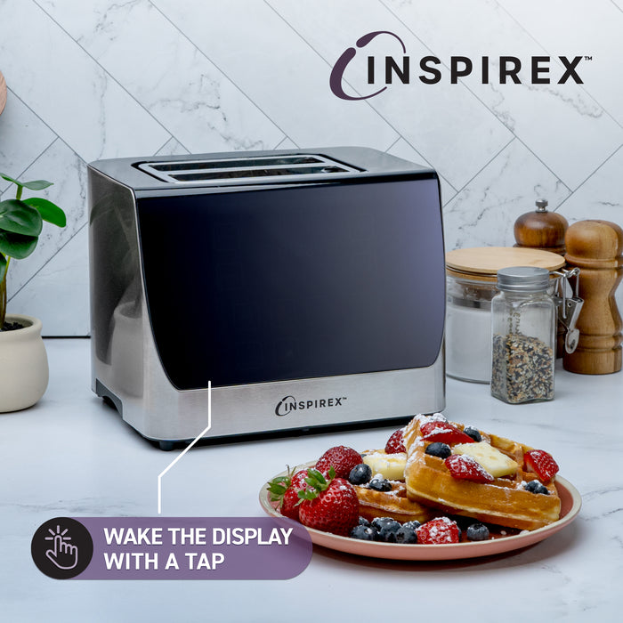 Inspirex Interactive Touchscreen Stainless Steel Automatic Toaster - XTOSAT2SS6A